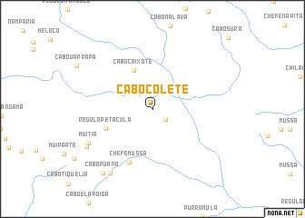 map of Cabo Colete