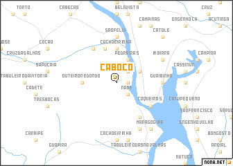 map of Cabocó