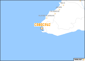 map of Cabo Cruz