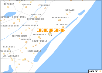 map of Cabo Cuaguana