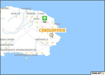 map of Cabo da Praia