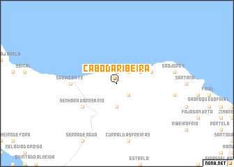 map of Cabo da Ribeira