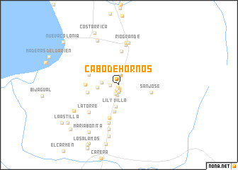 map of Cabo de hornos