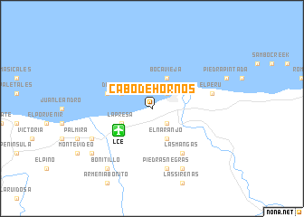 map of Cabo de Hornos