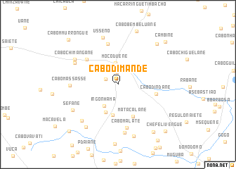 map of Cabo Dimande