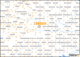 map of Ca Bodin