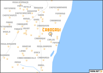 map of Cabo Gadi