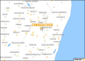 map of Cabo Guizugo