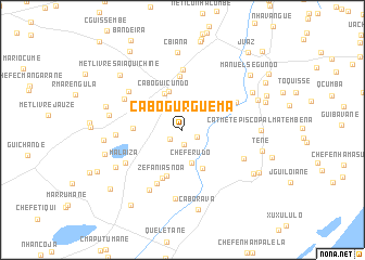 map of Cabo Gurguema