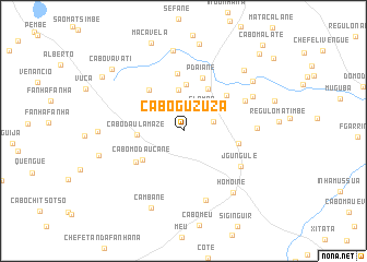 map of Cabo Guzuza