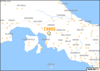 map of Cabog