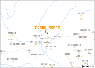 map of Cabo Hussene