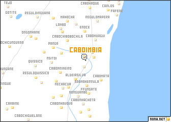 map of Cabo Imbia