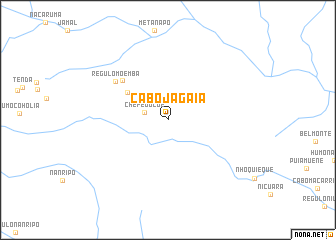 map of Cabo Jagaia