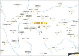 map of Cabo Lilua