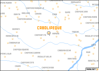 map of Cabo Lipeque