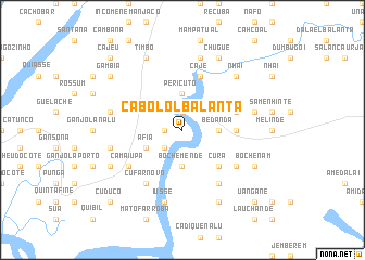 map of Cabolol Balanta