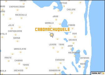 map of Cabo Machuquele