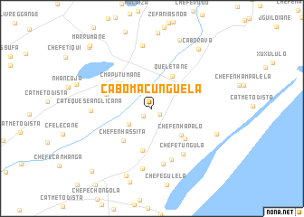 map of Cabo Macunguela