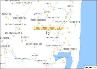 map of Cabo Madangela