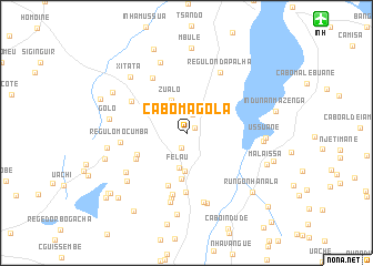 map of Cabo Magola