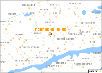 map of Cabo Mahalamba