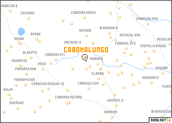 map of Cabo Malungo