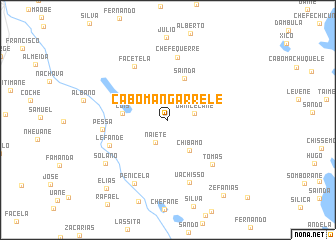 map of Cabo Mangarrele