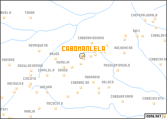 map of Cabo Manlela