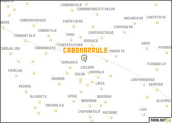 map of Cabo Marrule