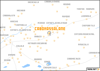 map of Cabo Massalane