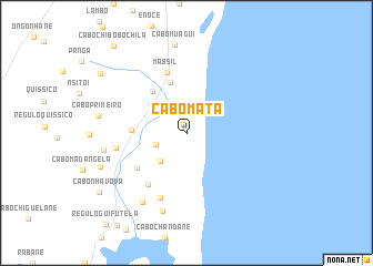 map of Cabo Mata