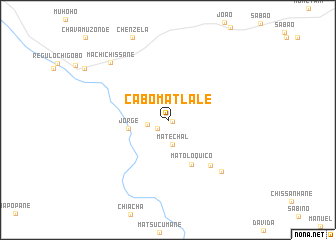 map of Cabo Matlale