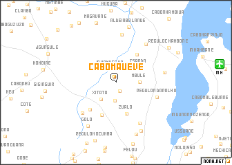 map of Cabo Maueve