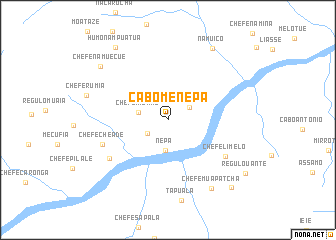 map of Cabo Menepa