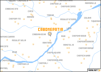 map of Cabo Mepatia