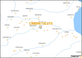 map of Cabo Metucutê