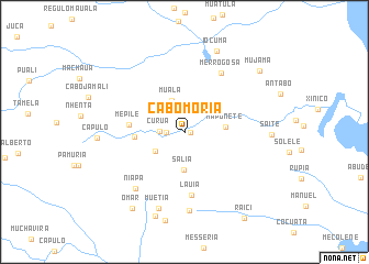 map of Cabo Moria