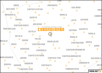 map of Cabo Movamba