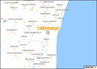 map of Cabo Muagui