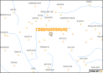 map of Cabo Muanahumo