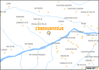 map of Cabo Muanrojo