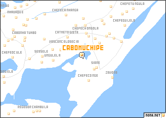 map of Cabo Muchipe