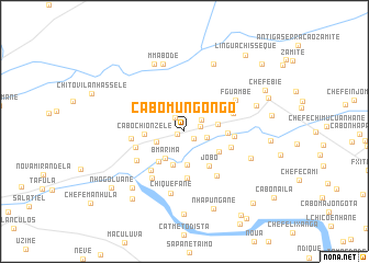 map of Cabo Mungongo