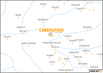 map of Cabo Munisai