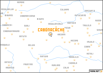 map of Cabo Nacache