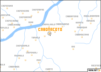 map of Cabo Nacoto