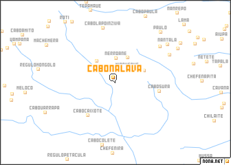 map of Cabo Nalava