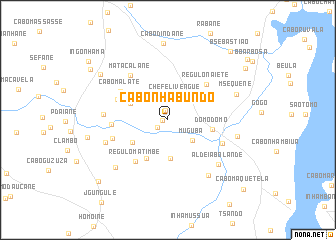 map of Cabo Nhabundo