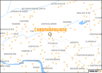 map of Cabo Nhapadiane